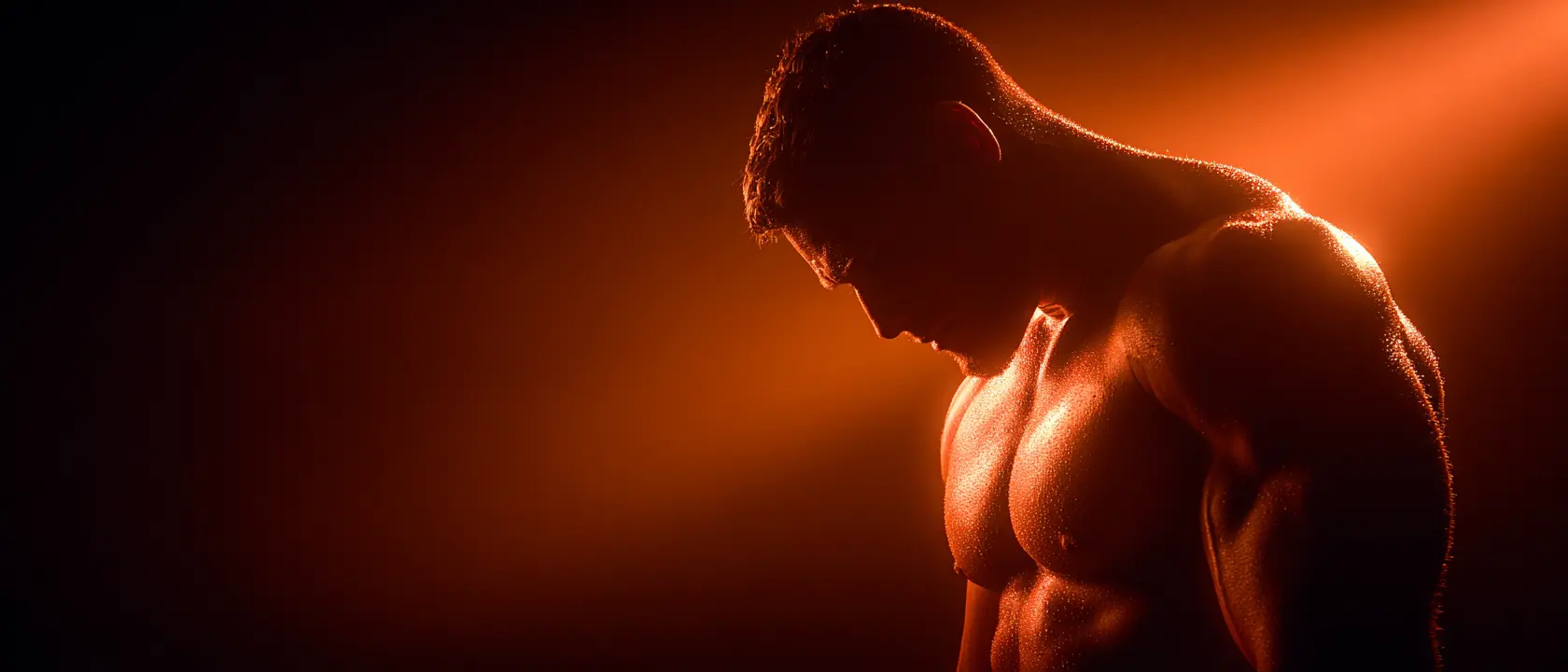 Lifter reviewing training log and planning strength goals